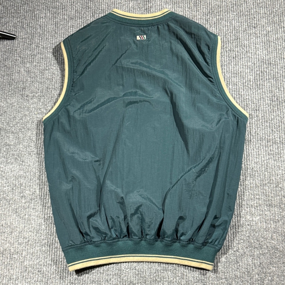Vintage Rotary International Golf Vest Mens XL Green Sports Lined Warm - Picture 5 of 8